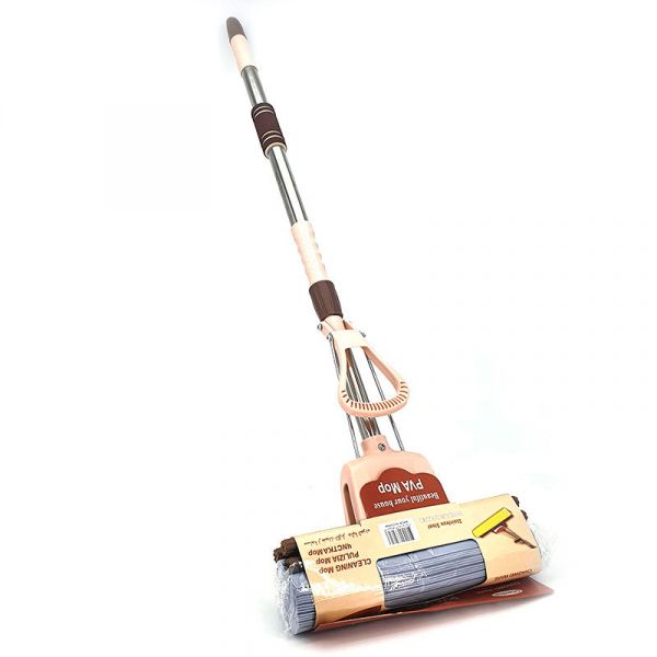 Squeezing mop with a PVA nozzle and a telescope. handle, 2 rows of rollers OLS-177-12 Squeezing mop with a PVA nozzle and a telescope. handle, 2 rows of rollers OLS-177-12